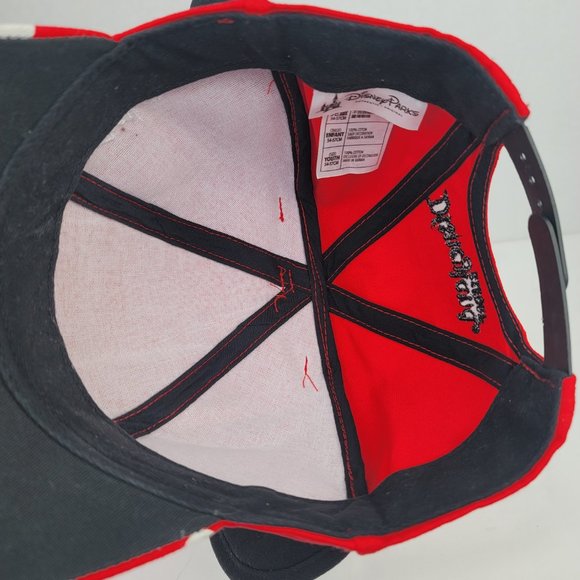 Disney Parks Minnie Mouse Bow Ears Polka Dot Snapback Baseball Cap Youth - Picture 9 of 16